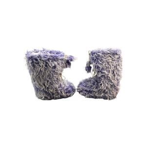 O’Neill Purple Faux Fur Boots | Y2K Fluffy Winter Après Ski Boots Sz 38/39